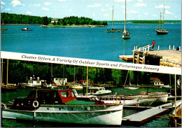 Canada Nova Scotia Chester Split View Boating Scenes - Sonstige & Ohne Zuordnung