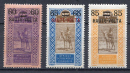 02-TOM2 < HAUTE VOLTA < Entre N° 21 à 23 ** 3 Valeurs Neuf Luxe ** MNH - - Unused Stamps