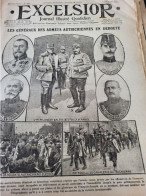 EXCELSIOR 6-16/GENERAUX AUTRICHE/RUSSES HAUTOT /BAR LE DUC FUNERAILLES /PORTUGAL EN GUERRE - General Issues