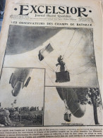 EXCELSIOR 6-16/BALLON CAPTIF OBSERVATEUR/CALCUL SAUVAYRE /ROI ESPAGNE AUX COURSES DE MADRID - Testi Generali