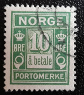 Norvège > Port Dû (Taxe) > Oblitérés N° 8 - Gebruikt