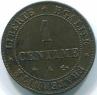 1 CENTIME 1874 A FRANKREICH FRANCE Französisch Münze CERES AUNC #FR1209.49.D - 1 Centime