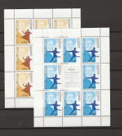 2005 MNH Denmark Mi 1403-04 Kleinbogen - Blocs-feuillets