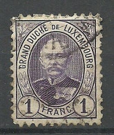 LUXEMBOURG Luxemburg 1893 Michel 64 D O - 1895 Adolphe Right-hand Side