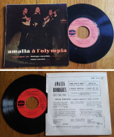 RARE French EP 45t RPM BIEM (7") AMALIA RODRIGUES «A L'Olympia» (1958) - Collector's Editions