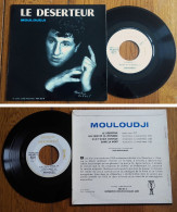 RARE French EP 45t RPM BIEM (7") MOULOUDJI «Le Déserteur» (1965) - Collectors