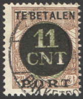 Nederland 1924 Postpakket-verrekenzegel 1A Gestempeld/used Tanding/Perforation 12 1/2 - Other & Unclassified