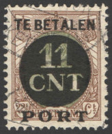 Nederland 1924 Postpakket-verrekenzegel 1A Gestempeld/used Tanding/Perforation 12 1/2 - Other & Unclassified