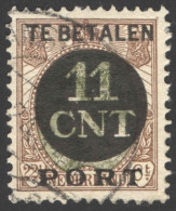 Nederland 1924 Postpakket-verrekenzegel 1A Gestempeld/used Tanding/Perforation 12 1/2 - Other & Unclassified