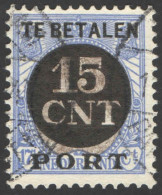 Nederland 1924 Postpakket-verrekenzegel 2A Gestempeld/used Tanding/Perforation 12 1/2 - Other & Unclassified