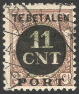 Nederland 1924 Postpakket-verrekenzegel 1B Gestempeld/used Tanding/Perforation 11 1/2 X 11 - Sonstige & Ohne Zuordnung