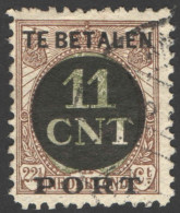 Nederland 1924 Postpakket-verrekenzegel 1C Gestempeld/used Tanding/Perforation 11 1/2 - Autres & Non Classés