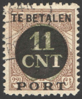 Nederland 1924 Postpakket-verrekenzegel 1C Gestempeld/used Tanding/Perforation 11 1/2 - Autres & Non Classés