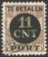 Nederland 1924 Postpakket-verrekenzegel 1C Gestempeld/used Tanding/Perforation 11 1/2 - Sonstige & Ohne Zuordnung