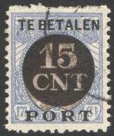 Nederland 1924 Postpakket-verrekenzegel 2C Gestempeld/used Tanding/Perforation 11 1/2 - Sonstige & Ohne Zuordnung