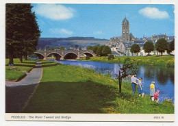 AK 128627 SCOTLAND - Peebles - The River Tweed And Bridge - Peeblesshire