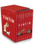 ADVENTURES OF TINTIN LIMITED EDITION 8 BOOKS IN A HARD BOND CASE HARD TO FIND (ALL 23 COMICS IN IT) - Collections