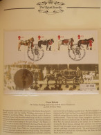GREAT BRITAIN SG 1989-92 QUEEN ELIZABETH GOLDEN WEDDING COIN /  QUEENS'S HORSES HORSE GUARDS AVENUE FDC - Other & Unclassified