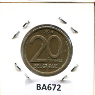 20 FRANCS 1994 FRENCH Text BÉLGICA BELGIUM Moneda #BA672.E - 20 Francs