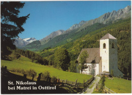 Bergkirchlein St. Nikolaus Bei Matrei - Gletscher Des Malham, 3373 M - (Osttirol, Österreich/ Austria) - Matrei In Osttirol