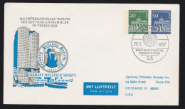 Berlin GA PU 41, 43 1967 TAGUNG ER . DEUTSCHLANDSAMMLER, Sonderstempel #H233 - Buste Private - Usati