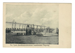 Ieper   Vor Ypern Heruntergeschosenes Französisches Flugzeug  Feldpostkarte   Serie 2, Nr. 86  AVION AVIATION - Ieper