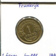 1 FRANC 1940 FRANKREICH FRANCE Französisch Münze #AM279.D - 1 Franc