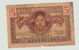 5 Francs Trésor Français - 1947 French Treasury