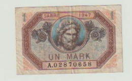 1 Mark Sarre 1947 - 1947 Saarland
