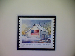 United States, Scott #5685, Used(o), 2022, Flags On Barns, Presort (10¢), Multicolored - Oblitérés