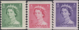 CANADA  Unitrade   331-33  ( Z2 )  MNH   Queen Elizabeth - Unused Stamps