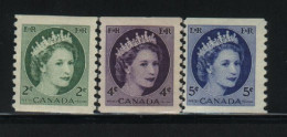 CANADA  Unitrade   345-48  MNH   Queen Elizabeth - Unused Stamps