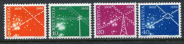 SWITZERLAND 1952 Centenar Of Electric Communications MNH / **. Michel 566-69 - Nuevos