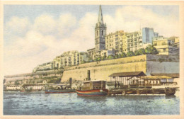 MALTE - Marsamuscetto-Landing - Place - Valletta - Carte Postale Ancienne - Malta