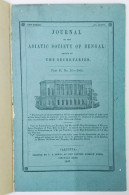 ASIATIC SOCIETY OF BENGAL 1865 JOURNAL PART II No.II, LITHOGRAPHIC MAP OF BUNNOO DIST, PAKISTAN. COMPLETE & ORIGINAL - Geographie
