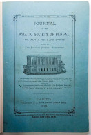 ASIATIC SOCIETY OF BENGAL 1878 JOURNAL PART II No.I, 3 DIFFERENT LITHOGRAPHY PLATES OF TIGER TEETH & BIRDS, COMPLETE - Ciencias