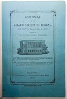 ASIATIC SOCIETY OF BENGAL 1878 JOURNAL PART II No.I, 3 DIFFERENT LITHOGRAPHY PLATES OF TIGER TEETH & BIRDS, COMPLETE - Wissenschaften