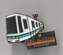 PIN'S THEME  RATP  TRAM  GEC  ALSTHOM  RAME METRO - TGV