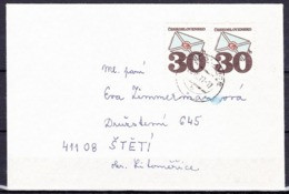 Tchécoslovaquie - Lettre Simple Pour Litoměřice - Briefe U. Dokumente