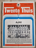 Programme FC Twente - Ajax - 17.5.1981 - KNVB Eredivisie - Holland - Programm - Football - Bücher