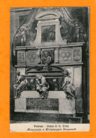 FIRENZE - Chiesa Di  S.Croce, Monumento A Michelangelo Buonarotti - - Iglesias Y Las Madonnas