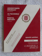 AC Corinphila 66 Auction 1981: Argentina, Uruguay & Switzerland Cantonals Coll. Limmat' & 'Winkelried' - Catalogi Van Veilinghuizen