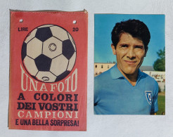 I113563 FgC Cartolina Calcio Persico Stampa - OMAR SIVORI NAPOLI - Con Bustina - Soccer