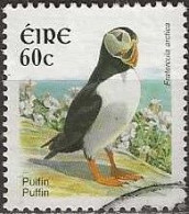 IRELAND 2002 New Currency Birds - 60c. - Atlantic Puffin FU - Usados