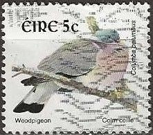 IRELAND 2002 New Currency Birds - 5c. - Woodpigeon AVU - Used Stamps