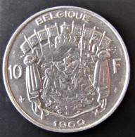 BELGIQUE - Pièce De 10 Francs - Nickel - 1969 - 10 Francs