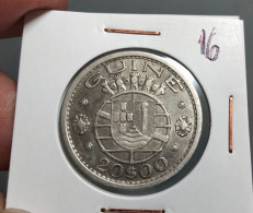 PORTUGUESE GUINEA 20 ESCUDOS 1952 KM# 11 SILVER (G#58-16) - Guinea Bissau