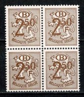 Belg. 1952 OBP/COB 4 X D / S 56** MNH - Mint