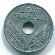 20 FRANC 1943 FRANCIA FRANCE Moneda XF #FR1142.4.E - Andere & Zonder Classificatie