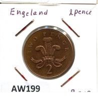 2 PENCE 2002 UK GBAN BRETAÑA GREAT BRITAIN Moneda #AW199.E - 2 Pence & 2 New Pence